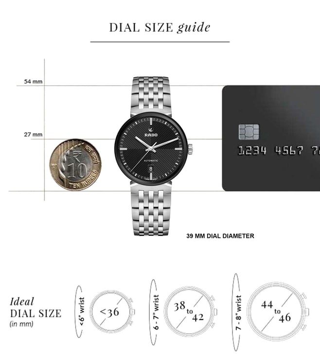 RADO Florence Automatic Unisex Watch R48903153 - KRISHNA WATCH COMPANY