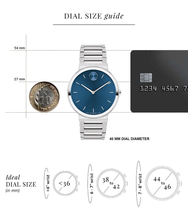 Movado Bold Analog Watch for Men - 3601201 - KRISHNA WATCH COMPANY