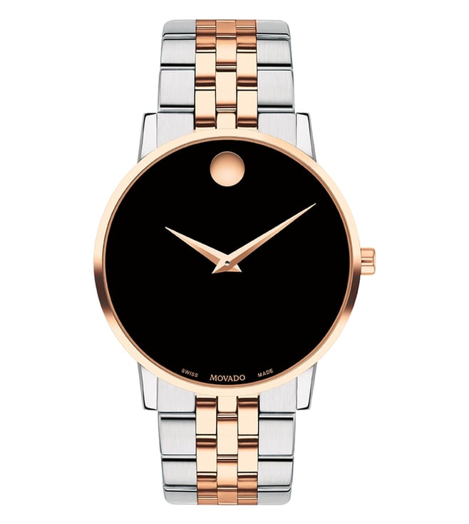Movado Museum Analog Watch for Men - 607964 - KRISHNA WATCH COMPANY