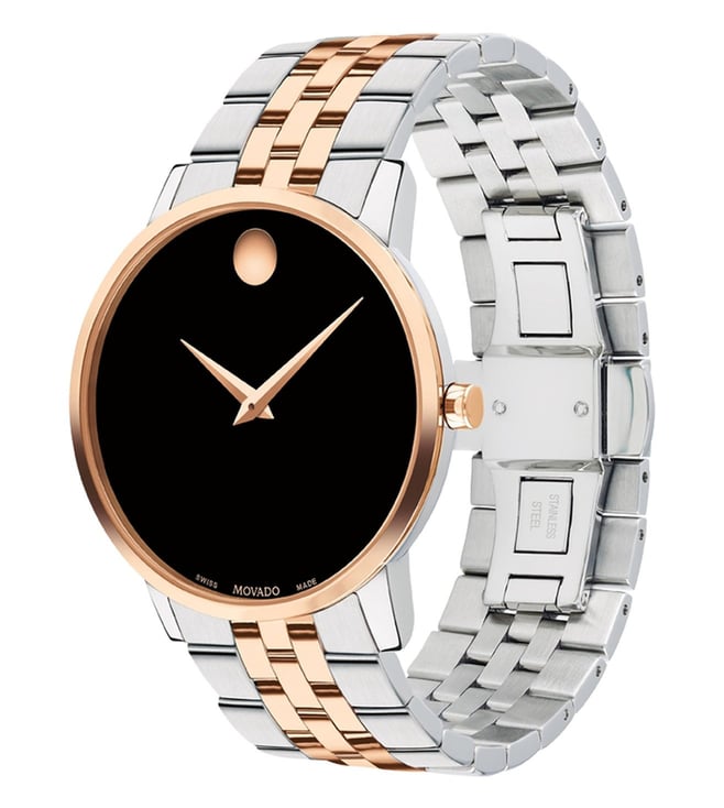 Movado Museum Analog Watch for Men - 607964 - KRISHNA WATCH COMPANY