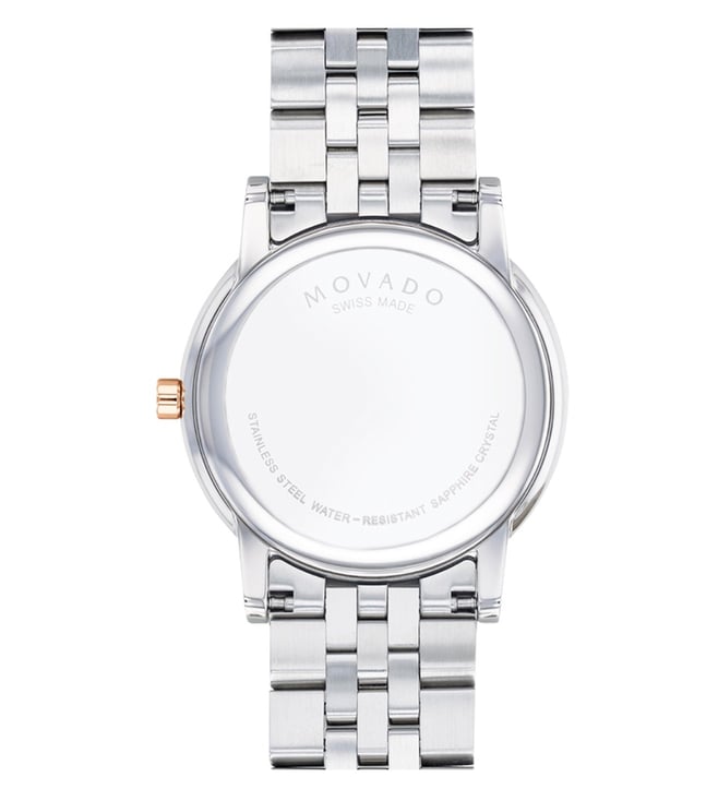 Movado Museum Analog Watch for Men - 607964 - KRISHNA WATCH COMPANY
