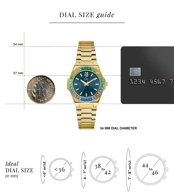 Gc Idol Lady Analog Watch for Women - Z34007L7MF - KRISHNA WATCH COMPANY
