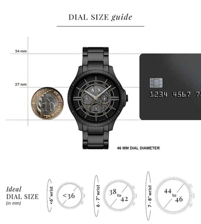 Armani Exchange Analog Watch for Men with Bracelet AX2460 - KRISHNA WATCH COMPANY