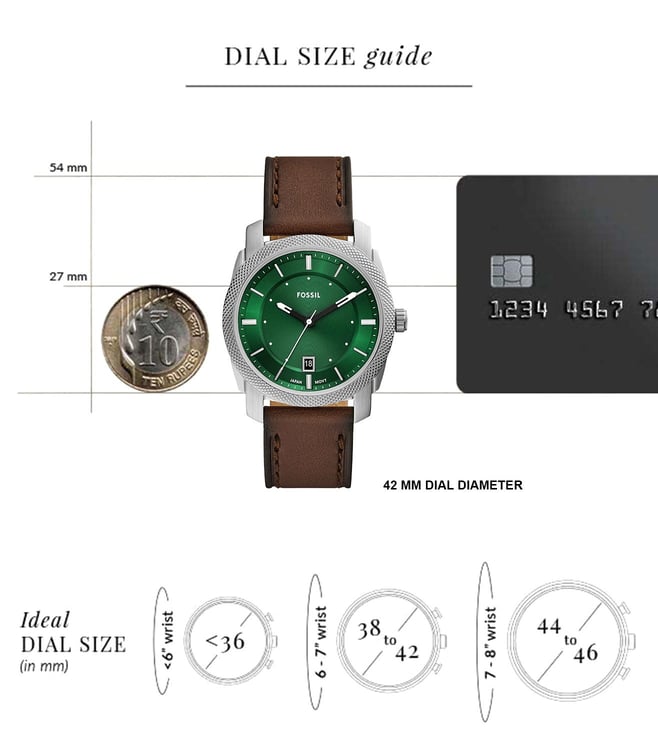 Fossil Machine Analog Watch for Men FS6085 - KRISHNA WATCH COMPANY