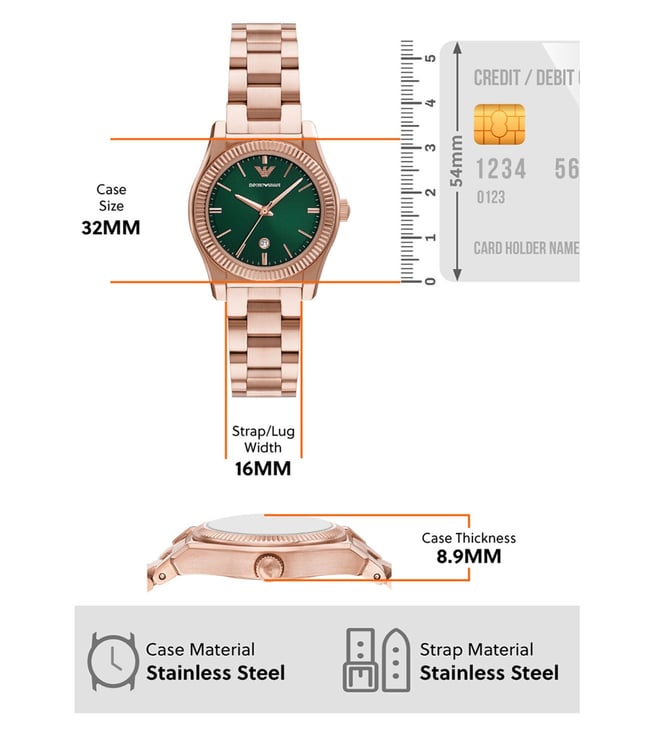 Emporio Armani Analog Watch for Women AR11639 - KRISHNA WATCH COMPANY