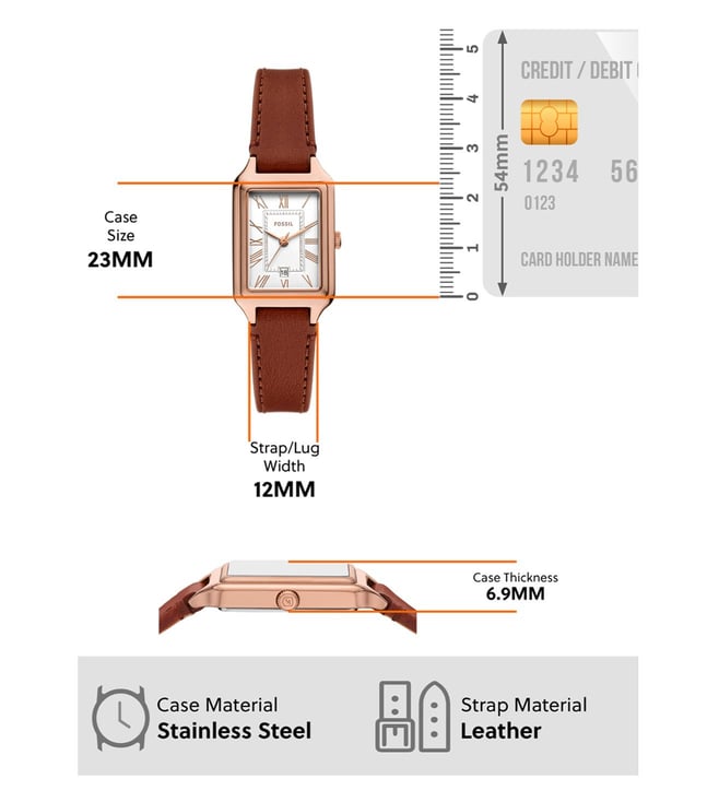 Fossil Raquel Analog Watch for Women ES5377SET - KRISHNA WATCH COMPANY