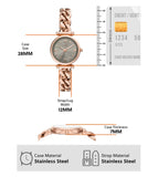 Fossil Carlie Analog Watch for Women with Bracelet ES5378SET - KRISHNA WATCH COMPANY