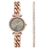 Fossil Carlie Analog Watch for Women with Bracelet ES5378SET - KRISHNA WATCH COMPANY