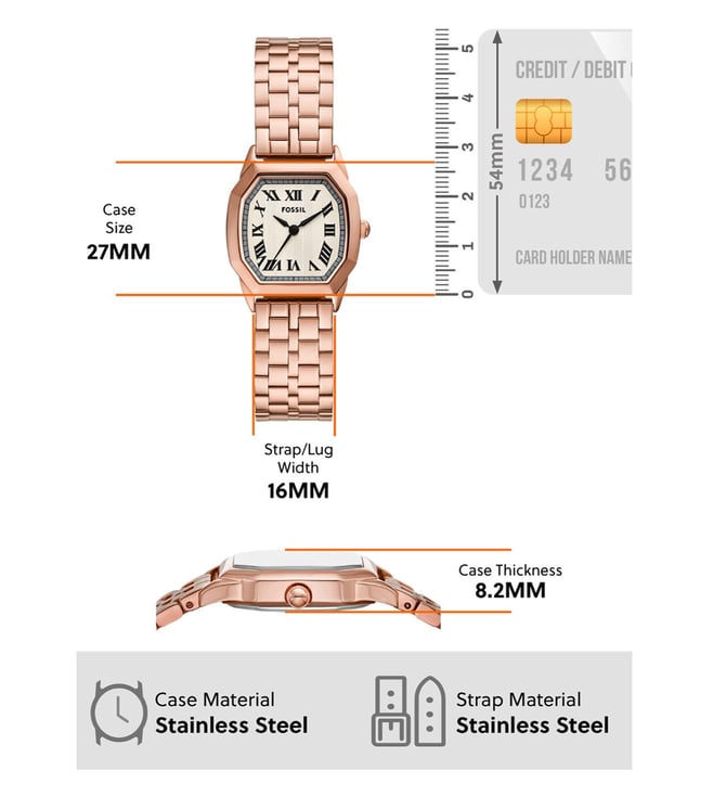 Fossil Harlow Analog Watch for Women - ES5386 - KRISHNA WATCH COMPANY