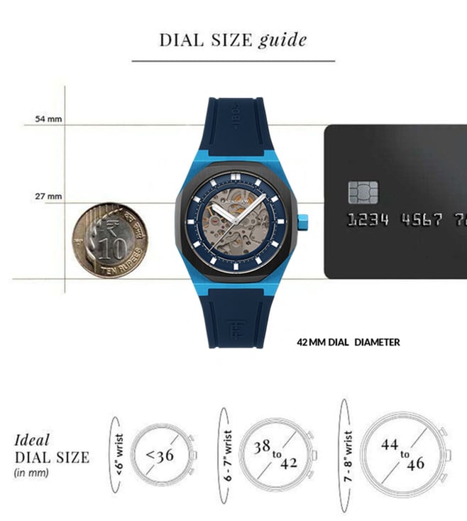 EARNSHAW Analog Blue Dial Men's Watch-ES-8295-02 - KRISHNA WATCH COMPANY