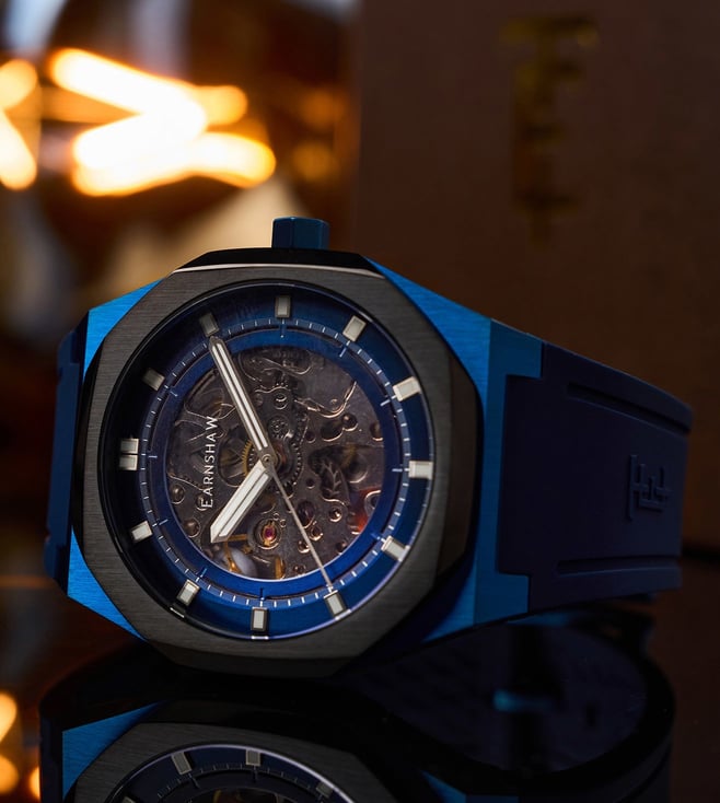 EARNSHAW Analog Blue Dial Men's Watch-ES-8295-02 - KRISHNA WATCH COMPANY