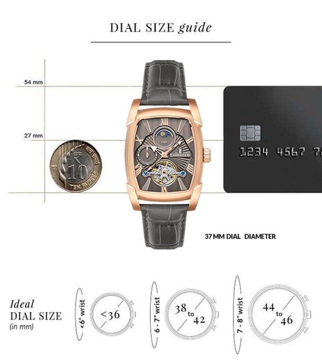 EARNSHAW Kensington Men Automatic - ES-8296-05 - KRISHNA WATCH COMPANY