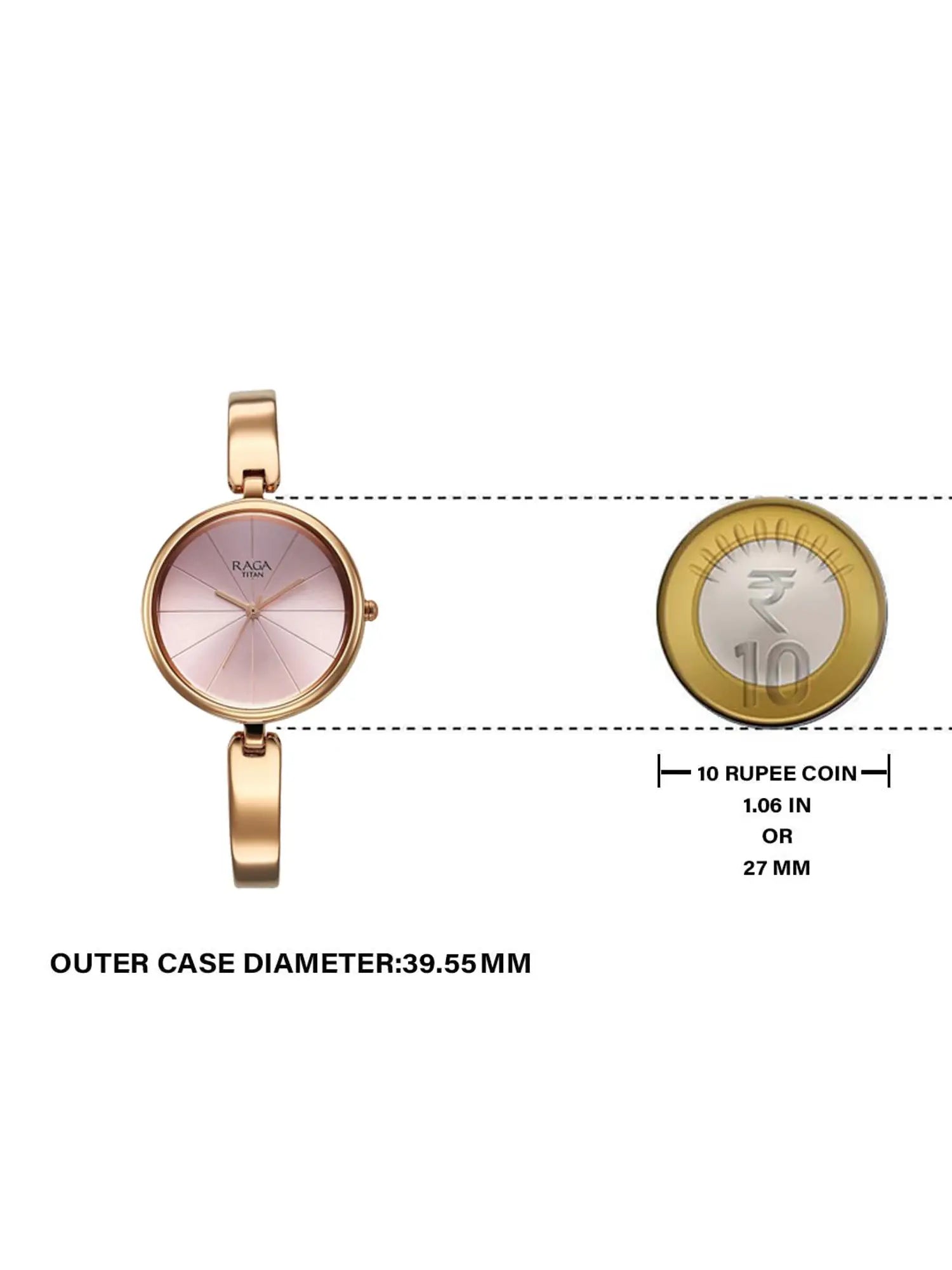 Titan Raga Showstopper Watch For Women 2772wm01 - KRISHNA WATCH COMPANY