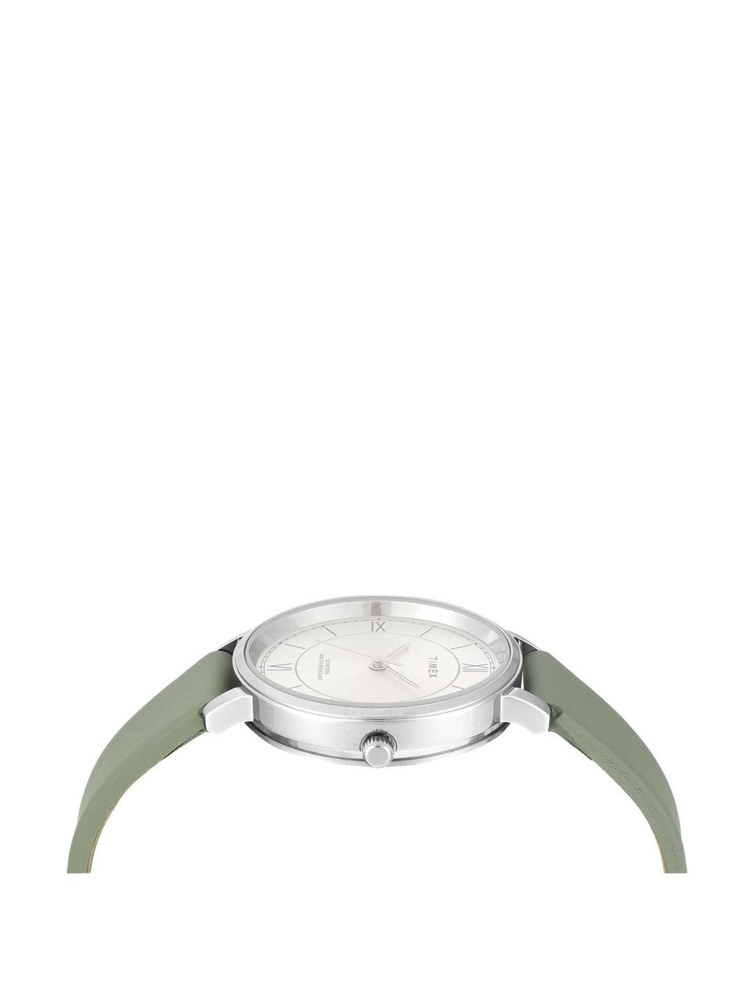 TIMEX Silver Round Dial Quartz Analog Watch For Women TWEL15819 - KRISHNA WATCH COMPANY