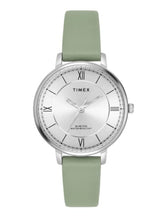 TIMEX Silver Round Dial Quartz Analog Watch For Women TWEL15819