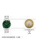 Timex Green Textured Dial Stainless Steel Bracelet Men's Watch - TWEG25800