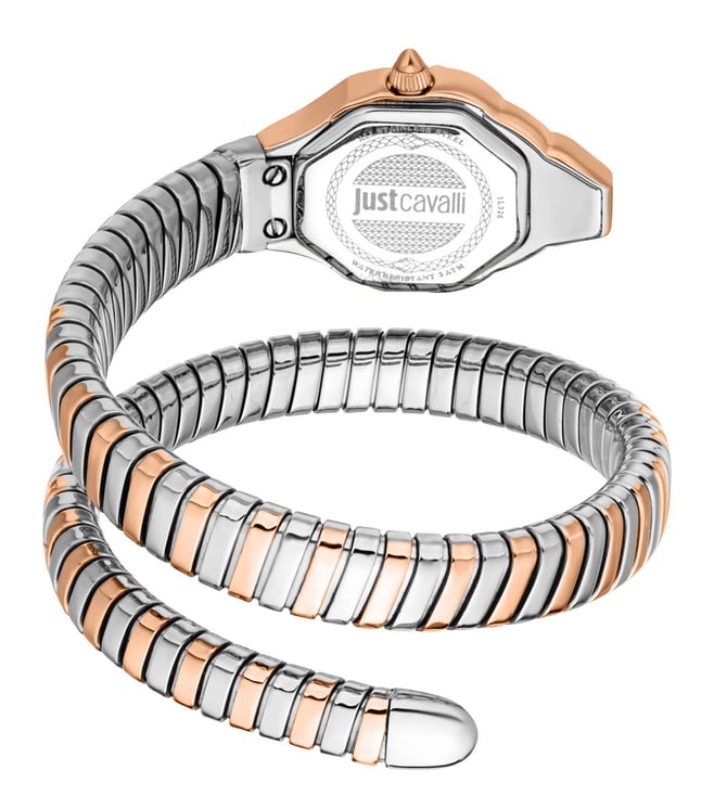 Just Cavalli Brillante Snake Analog Watch for Women JC1L326M0065 - KRISHNA WATCH COMPANY