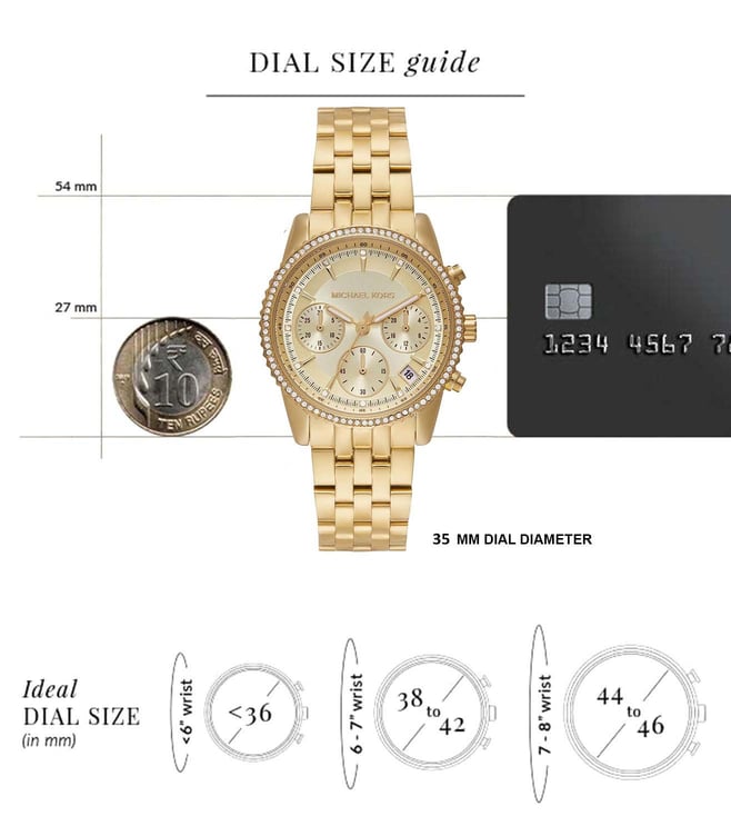 Michael Kors Bryant Quartz Women 35 mm MK7530 - KRISHNA WATCH COMPANY