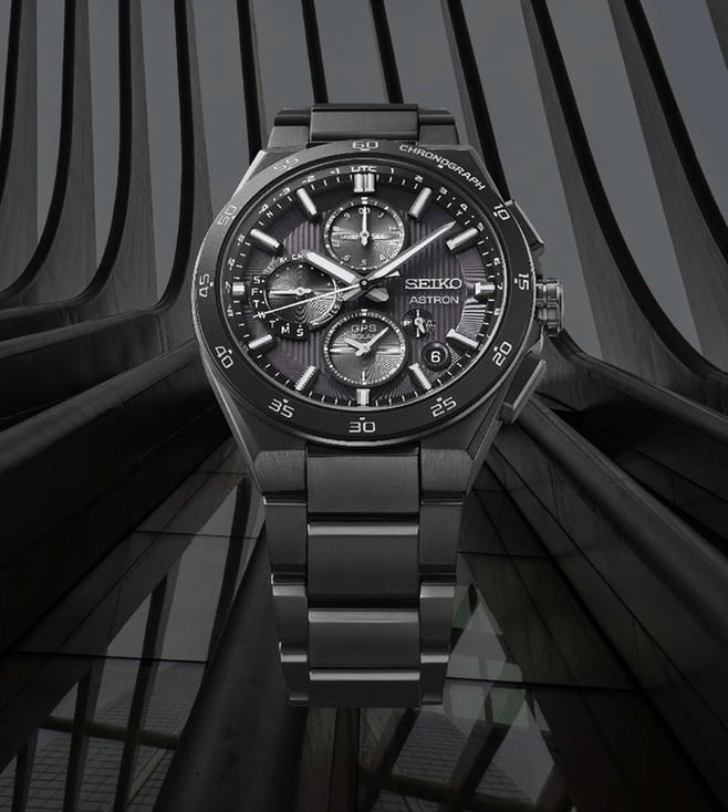 Seiko Astron GPS SOLAR Chronograph Men 43.3 mm SSH155J1 - KRISHNA WATCH COMPANY
