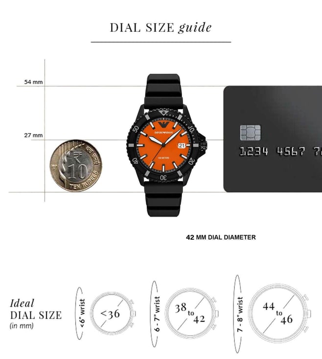 Emporio Armani Analog Watch for Men AR11684 - KRISHNA WATCH COMPANY