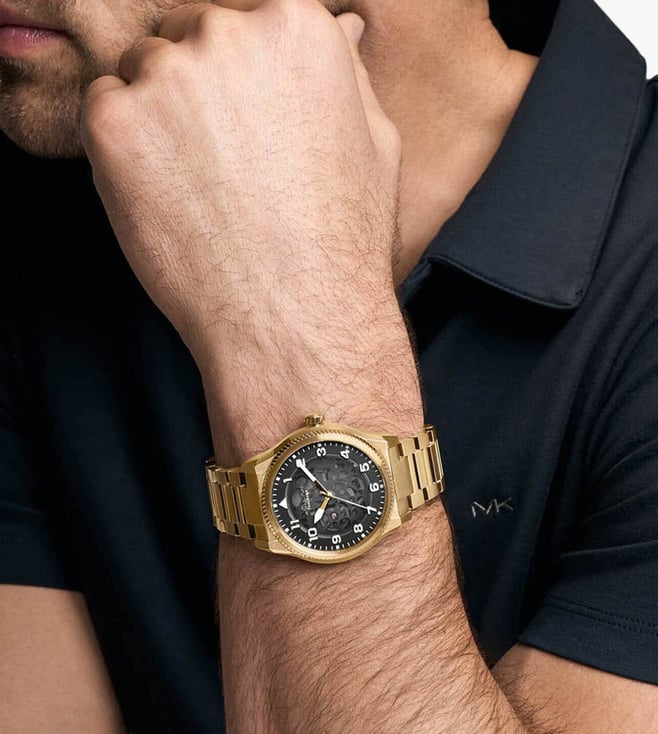 Michael Kors Panorama Automatic Men 44 mm MK9218 - KRISHNA WATCH COMPANY