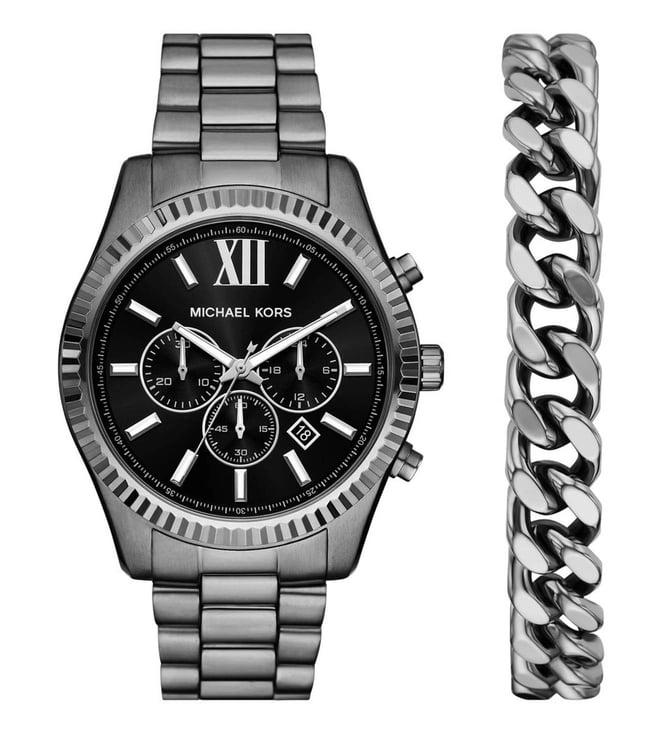 Michael Kors Lexington Quartz Chronograph Men - MK9217SET - KRISHNA WATCH COMPANY