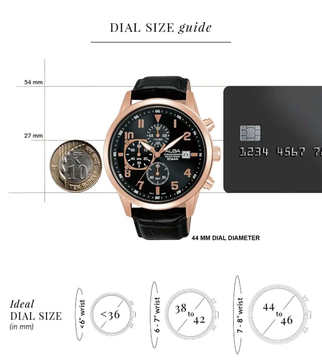 ALBA Fashion Chronograph Watch for Men AM3A14X1 - KRISHNA WATCH COMPANY