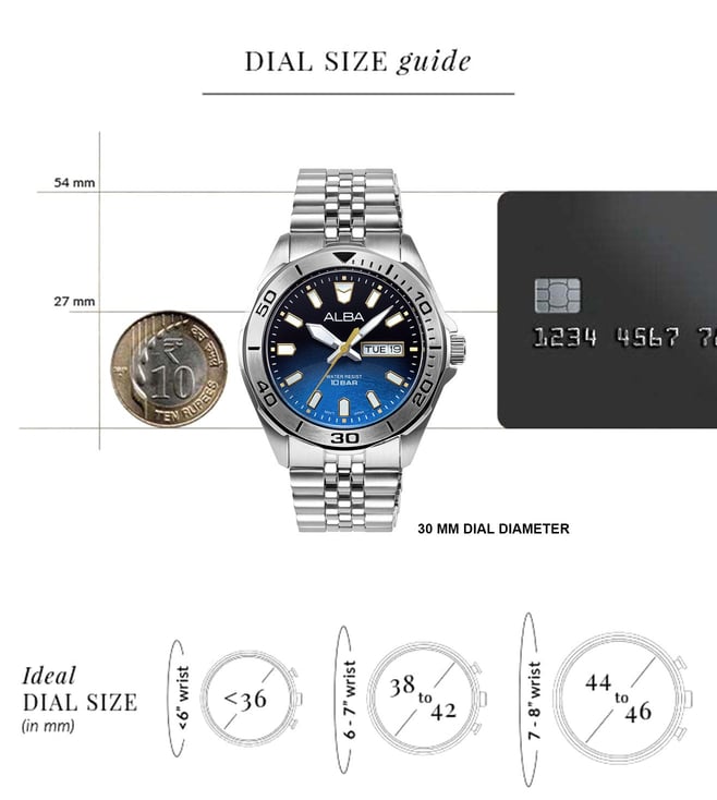 ALBA Men's Active Quartz Watch AV3589X1 - KRISHNA WATCH COMPANY