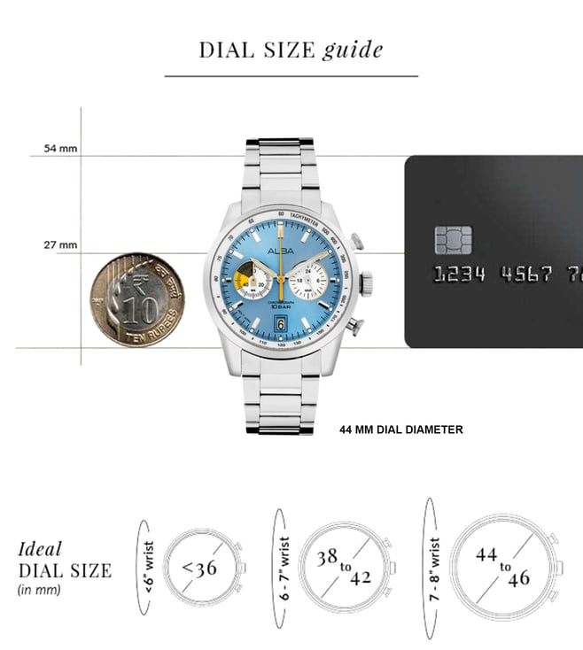Alba Mens Active Quartz Watch A4B011X1 - KRISHNA WATCH COMPANY
