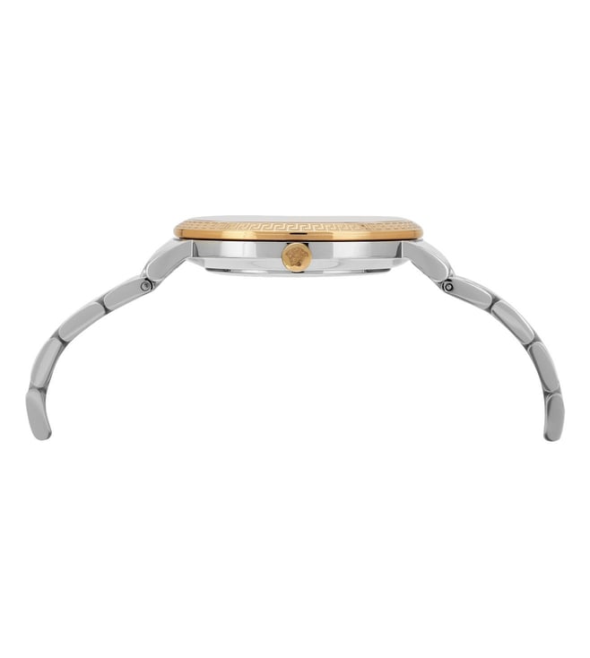 Versace V-Eternal Silver Tone Dial Watch - VEJL01024 - KRISHNA WATCH COMPANY