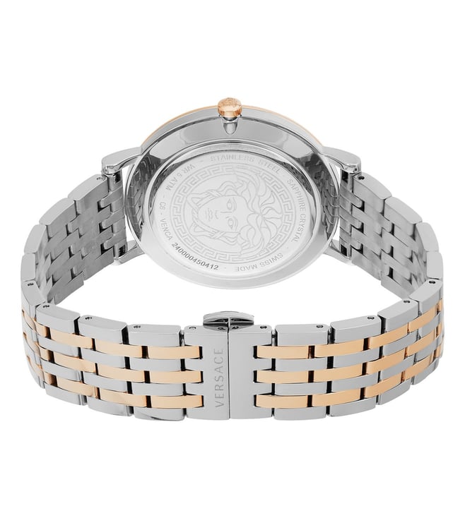 Versace V-Eternal Gent Date Green astrology Watch - VENCA0424 - KRISHNA WATCH COMPANY