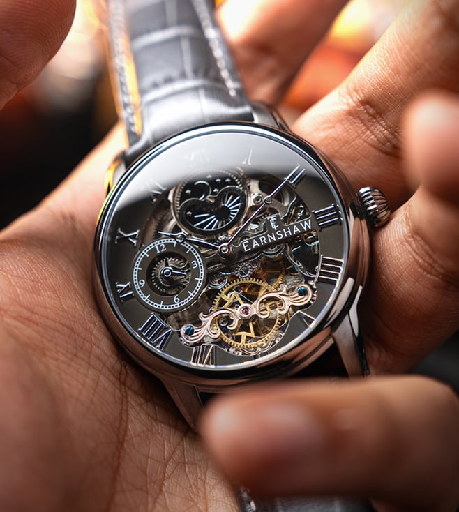 EARNSHAW Longitude Automatic Men 44 mm ES-8006-0f - KRISHNA WATCH COMPANY