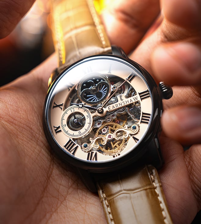 EARNSHAW Longitude Automatic Men 44 mm ES-8006-0G - KRISHNA WATCH COMPANY