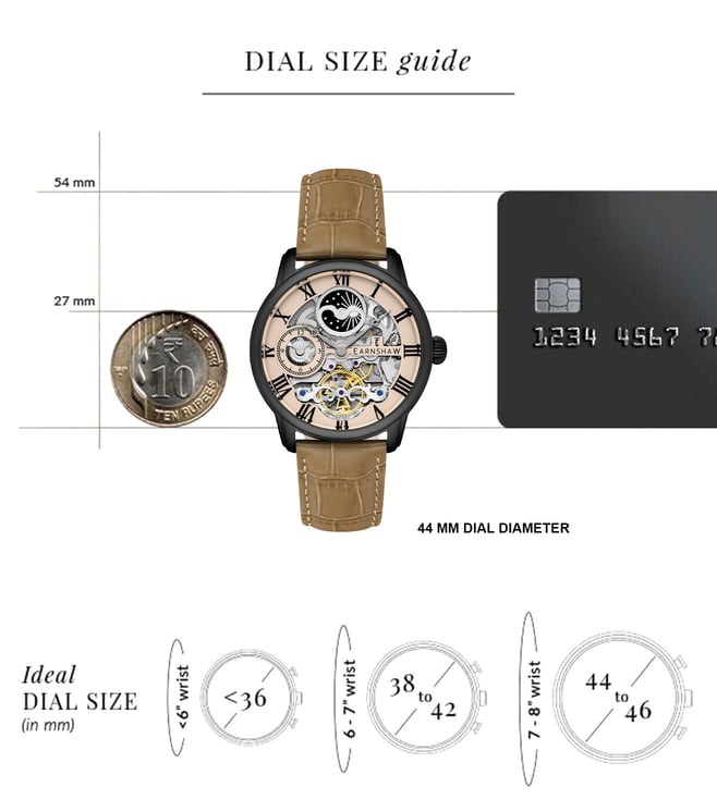 EARNSHAW Longitude Automatic Men 44 mm ES-8006-0G - KRISHNA WATCH COMPANY