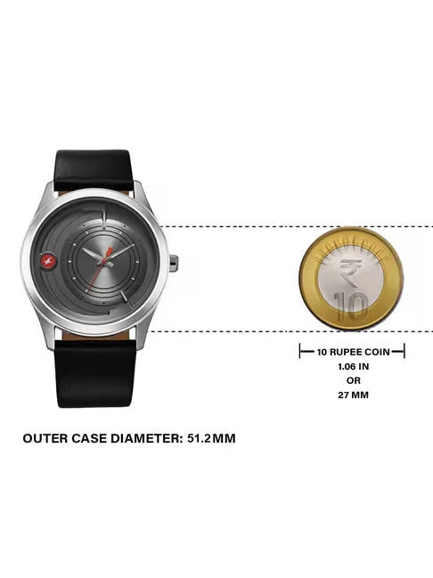 Fastrack Groove Quartz Analog Watch For Guys 3317sl02 - KRISHNA WATCH COMPANY