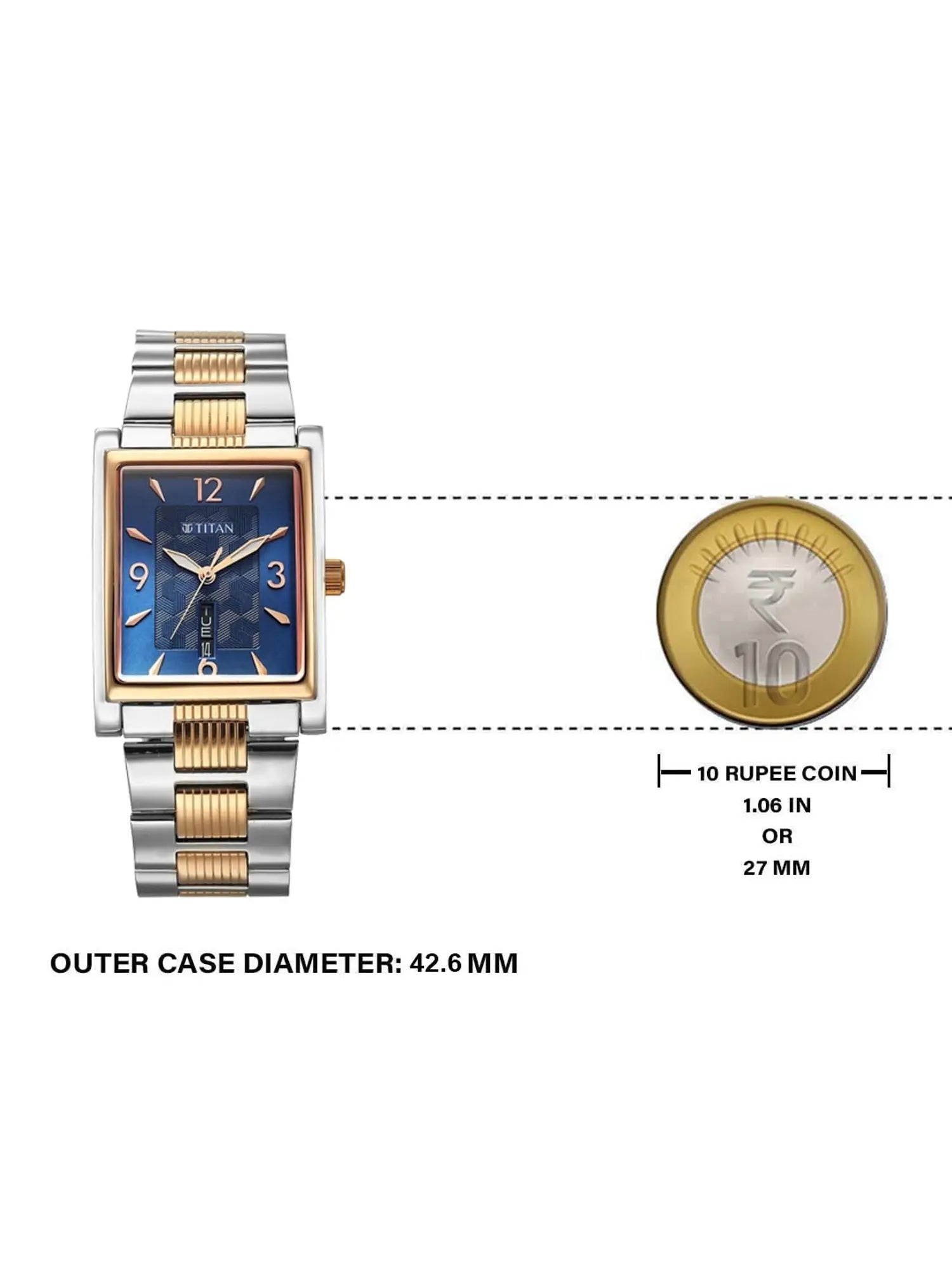 Titan Karishma Wedding Edit Analog Watch for Men 90024km01 - KRISHNA WATCH COMPANY
