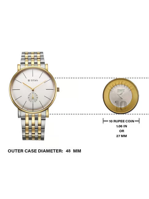 Titan Elegance Watch for Men 90203bm01