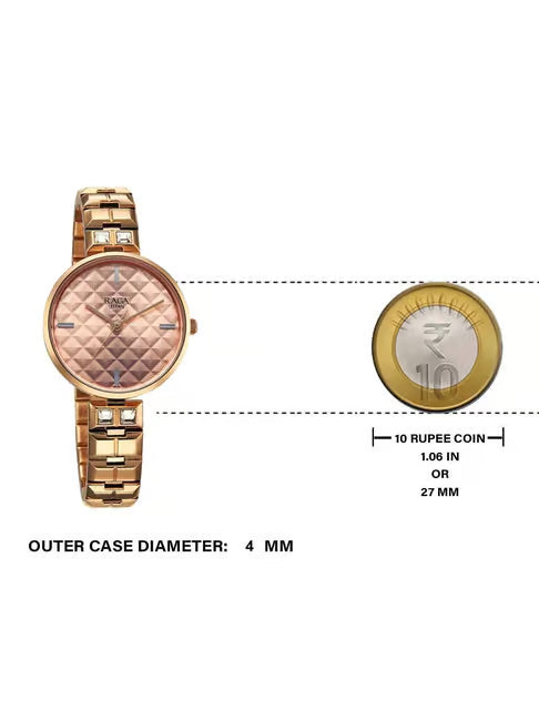 Titan Raga Contempore Watch For Women - 2775WM01F - KRISHNA WATCH COMPANY