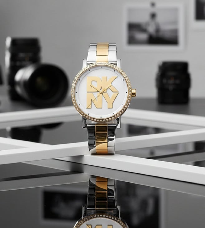 Dkny Soho Logo Quartz Women 36 mm DK1L035M0075 - KRISHNA WATCH COMPANY