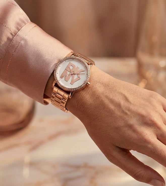 Dkny Soho Logo Quartz Women 36 mm DK1L035M0065 - KRISHNA WATCH COMPANY