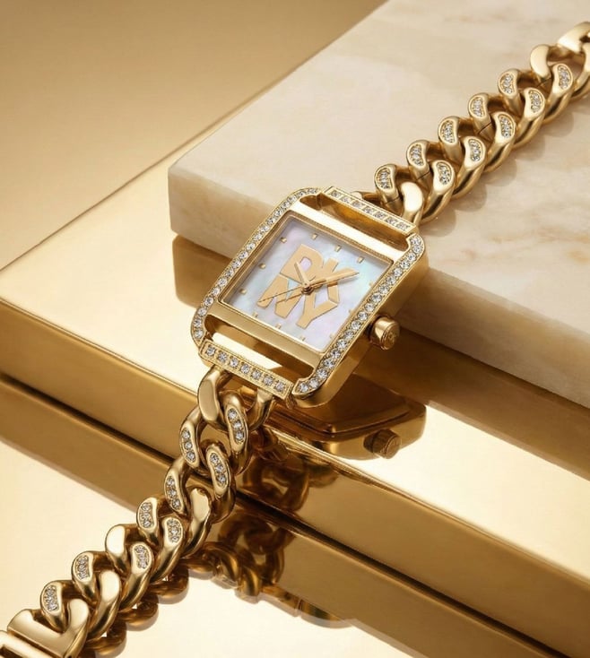 Dkny City Glitz Quartz Women 34.5 mm DK1L080M0025 - KRISHNA WATCH COMPANY