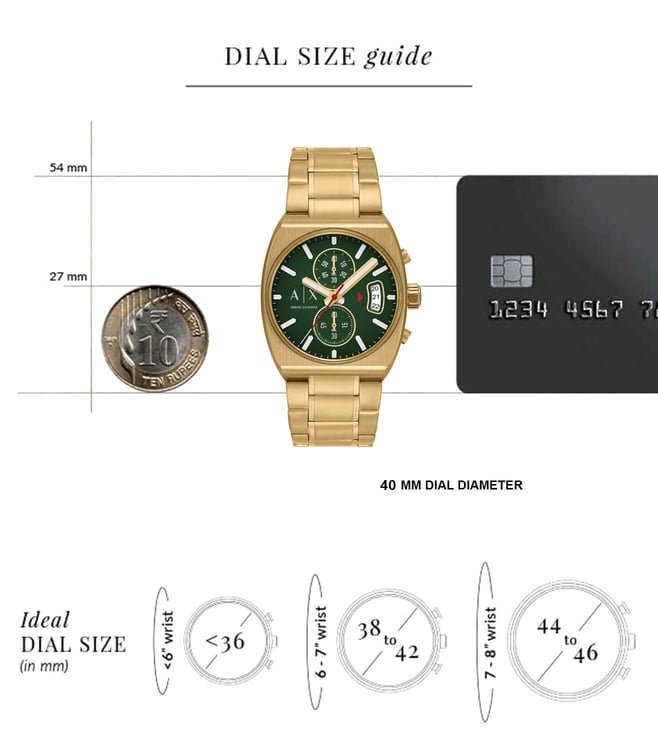 Armani Exchange Quartz Chronograph Men 40 mm AX2822 - KRISHNA WATCH COMPANY