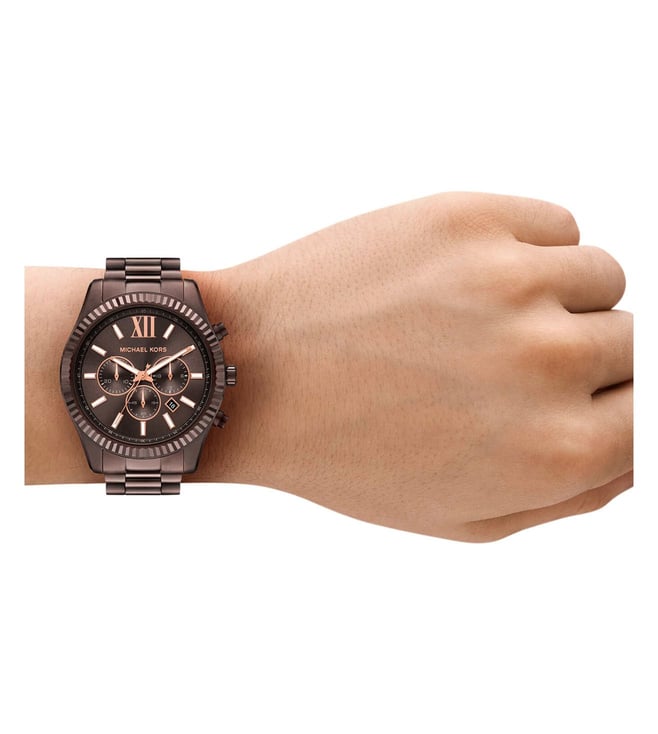 Michael Kors Lexington Quartz Chronograph Men 44 mm MK9224 - KRISHNA WATCH COMPANY