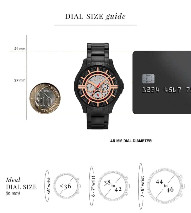 Armani Exchange Quartz Men 46 mm AX2465 - KRISHNA WATCH COMPANY