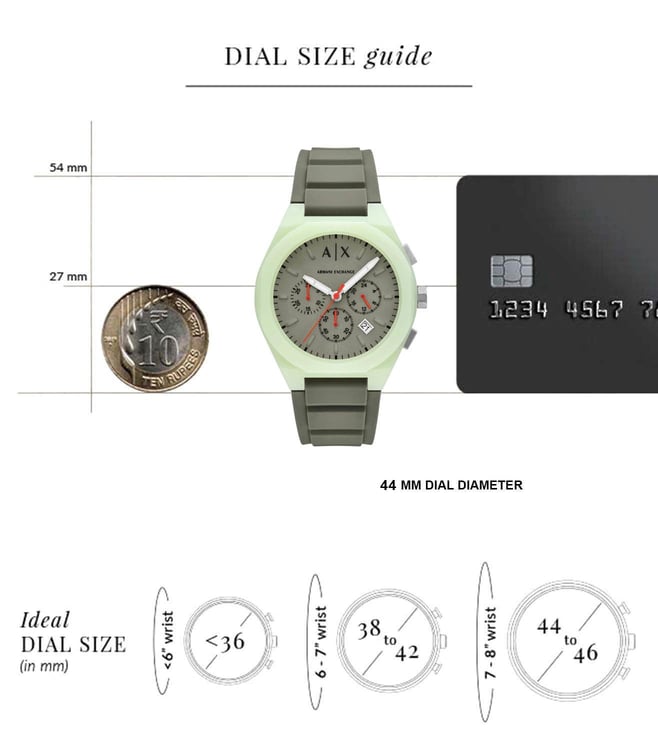 Armani Exchange Sync Quartz Chronograph Men 44 mm AX4171 - KRISHNA WATCH COMPANY