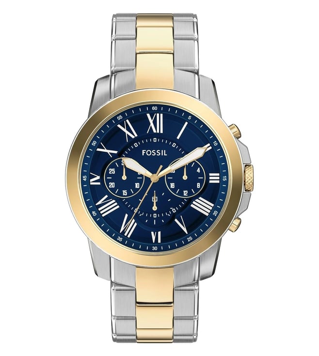 Fossil Grant Quartz Chronograph Men 44 mm - FS6132 - KRISHNA WATCH COMPANY