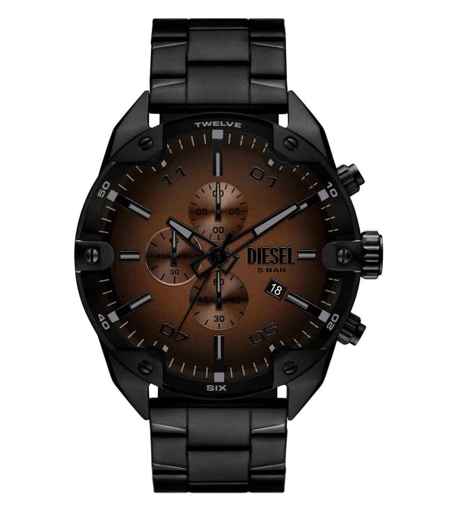 Diesel Spiked Quartz Chronograph Men 49 mm DZ4691 - KRISHNA WATCH COMPANY