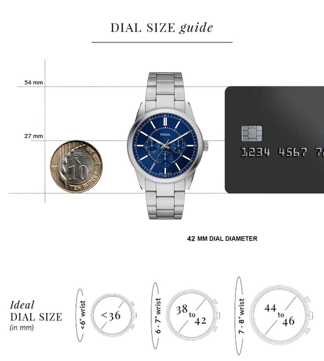 Fossil Pearson Quartz Men 42 mm FS6134