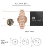 Michael Kors Billie Quartz Chronograph Women 40 mm MK7557 - KRISHNA WATCH COMPANY