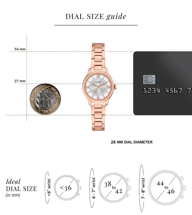 Fossil Gilmore Quartz Women 28 mm ES5420 - KRISHNA WATCH COMPANY